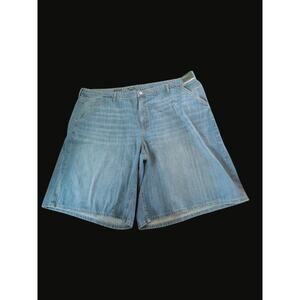 Wild Fable Mid-Rise 90s Skater Shorts - Light Wash Denim - 28W - NWT